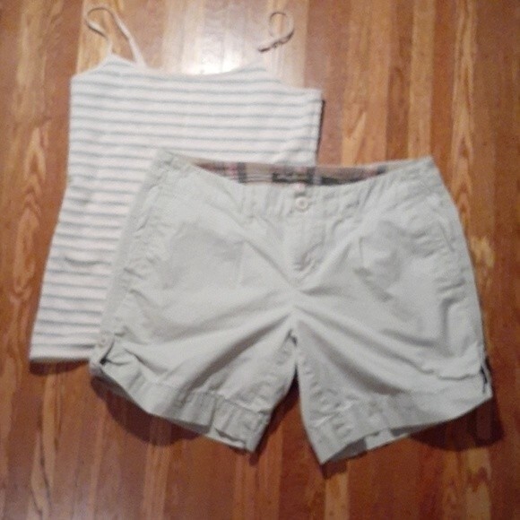 Eddie Bauer shorts 10 m  light beige walking hiking gorpcore - Picture 4 of 5